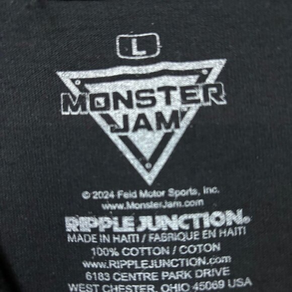 Monster Jam Racing Grave Digger Since 1989 T-Shirt Size Large - Picture 4 of 4